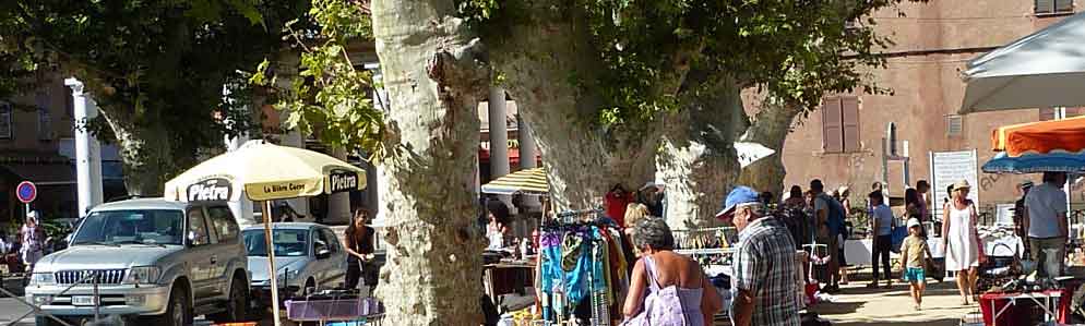 Brocante à ile rousse